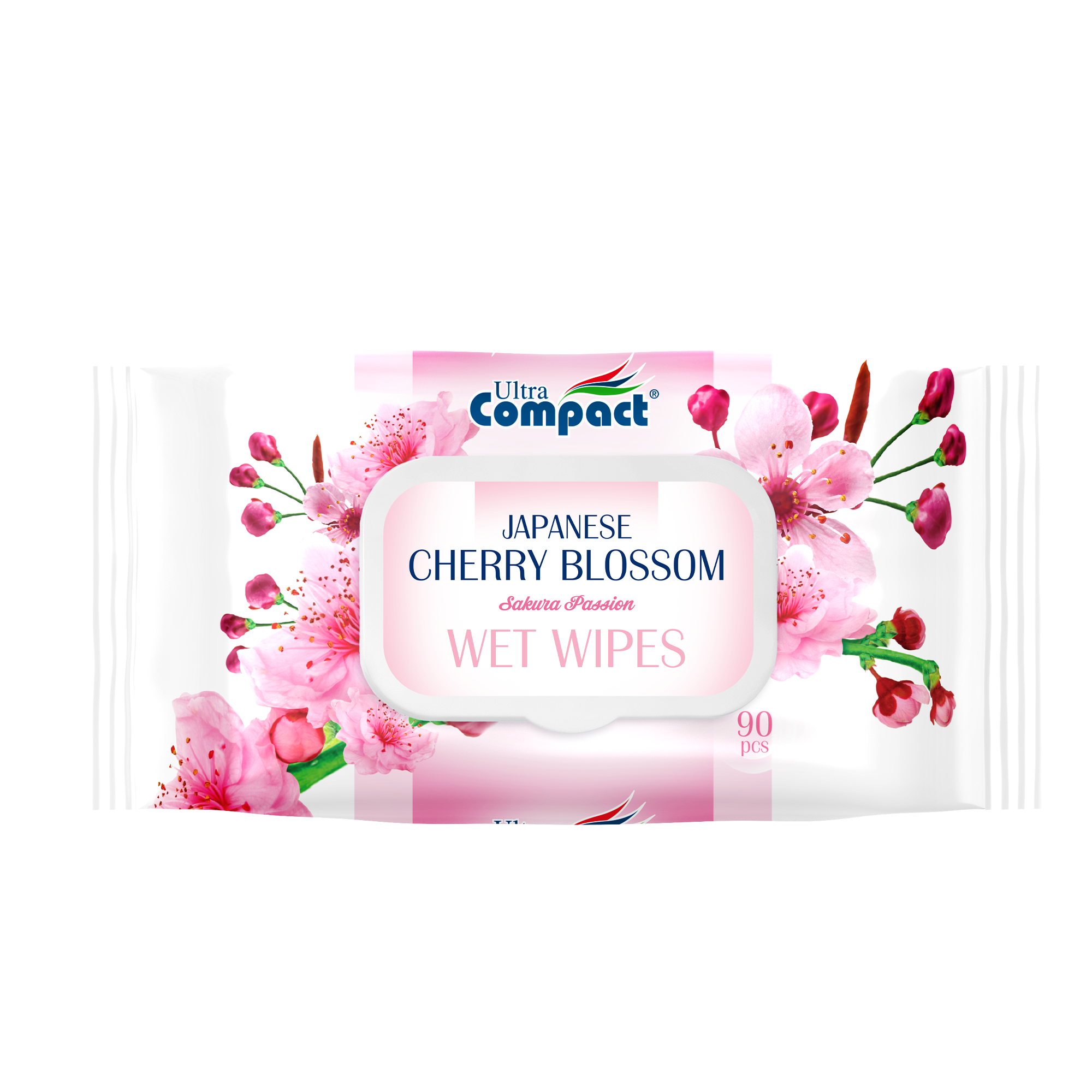 Ultra Compact Japanese Cherry Blossom Wet Wipes
