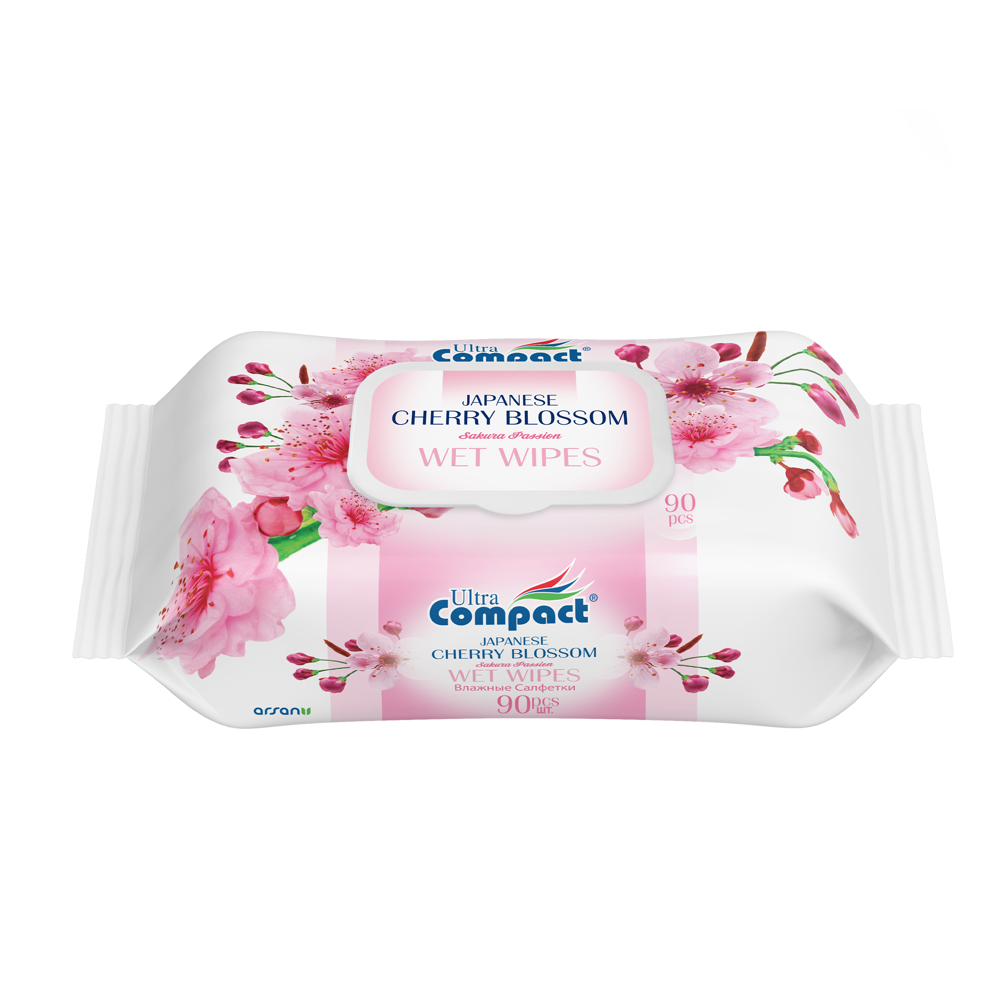 Ultra Compact Japanese Cherry Blossom Wet Wipes