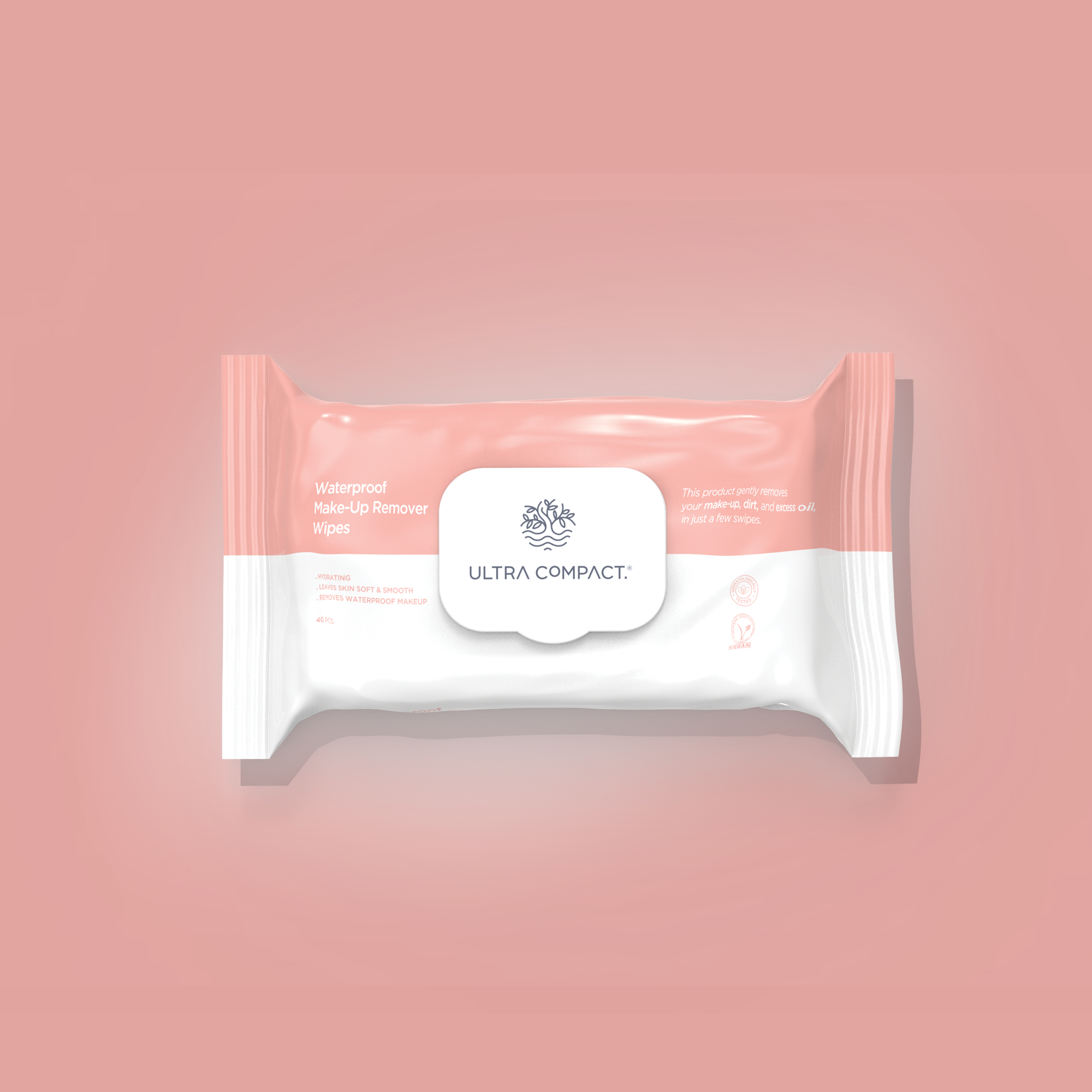 Ultra Compact Waterproof Make-Up Remover Wipes