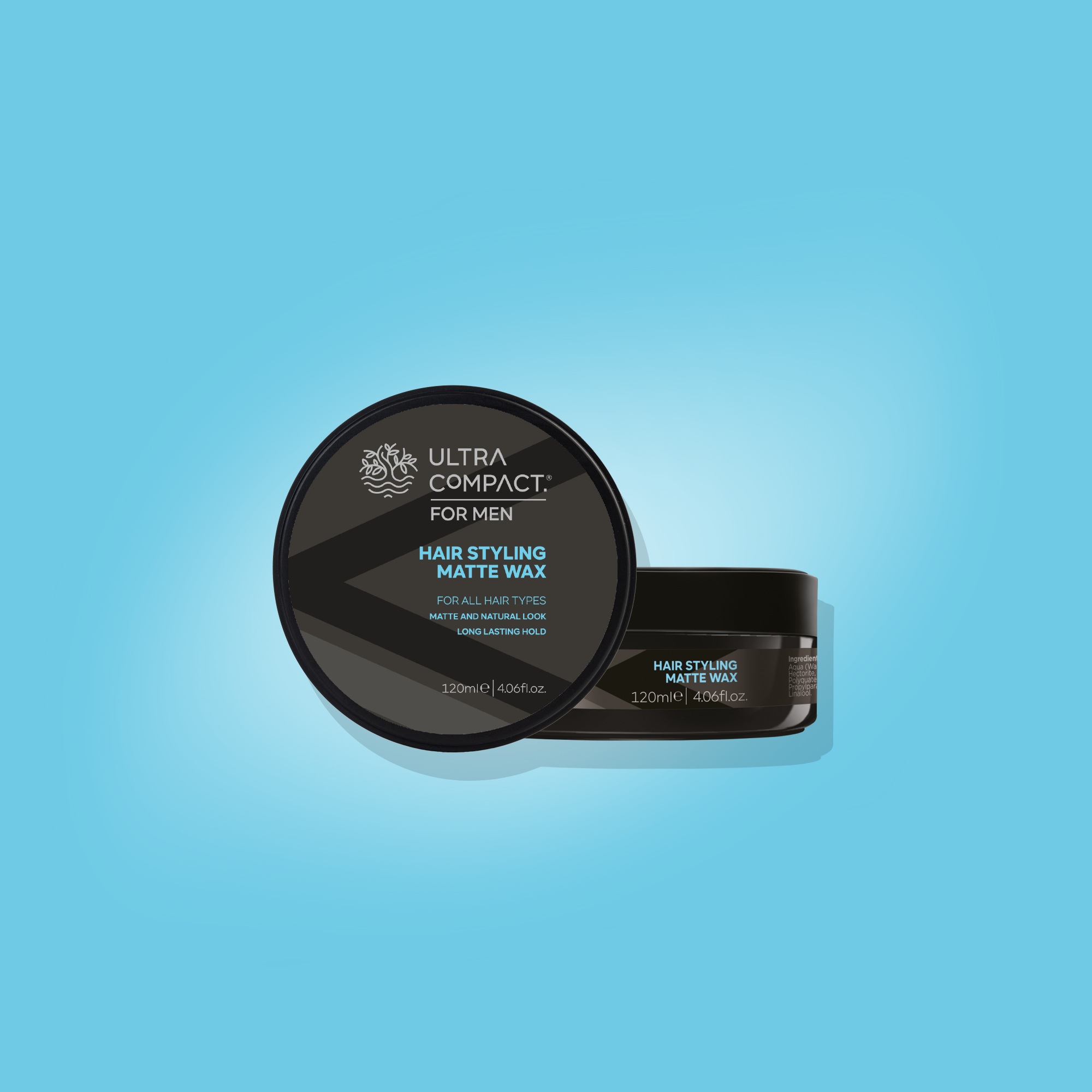 Ultra Compact For Men Hair Styling Matte Wax