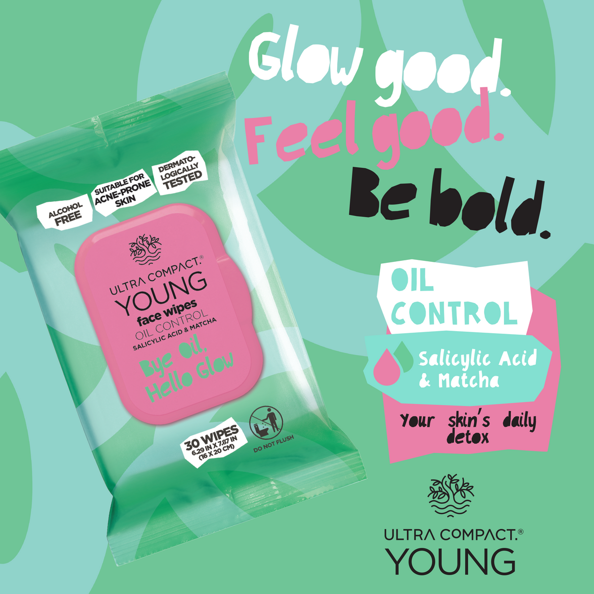 Ultra Compact Young Oil Control Face Wipes