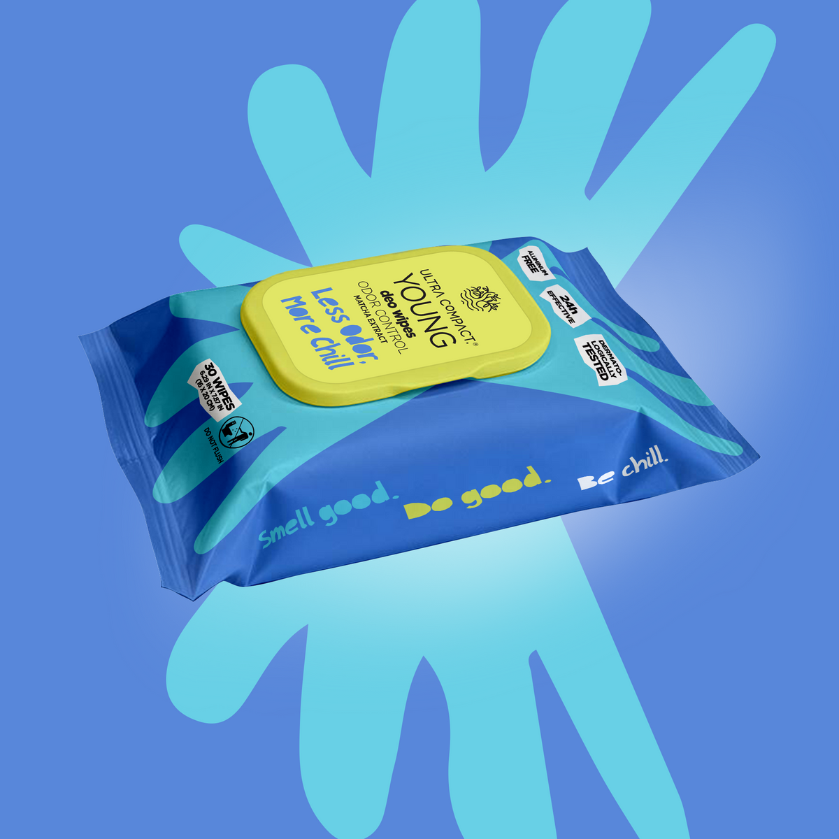 Ultra Compact Young Odor Control Deo Wipes