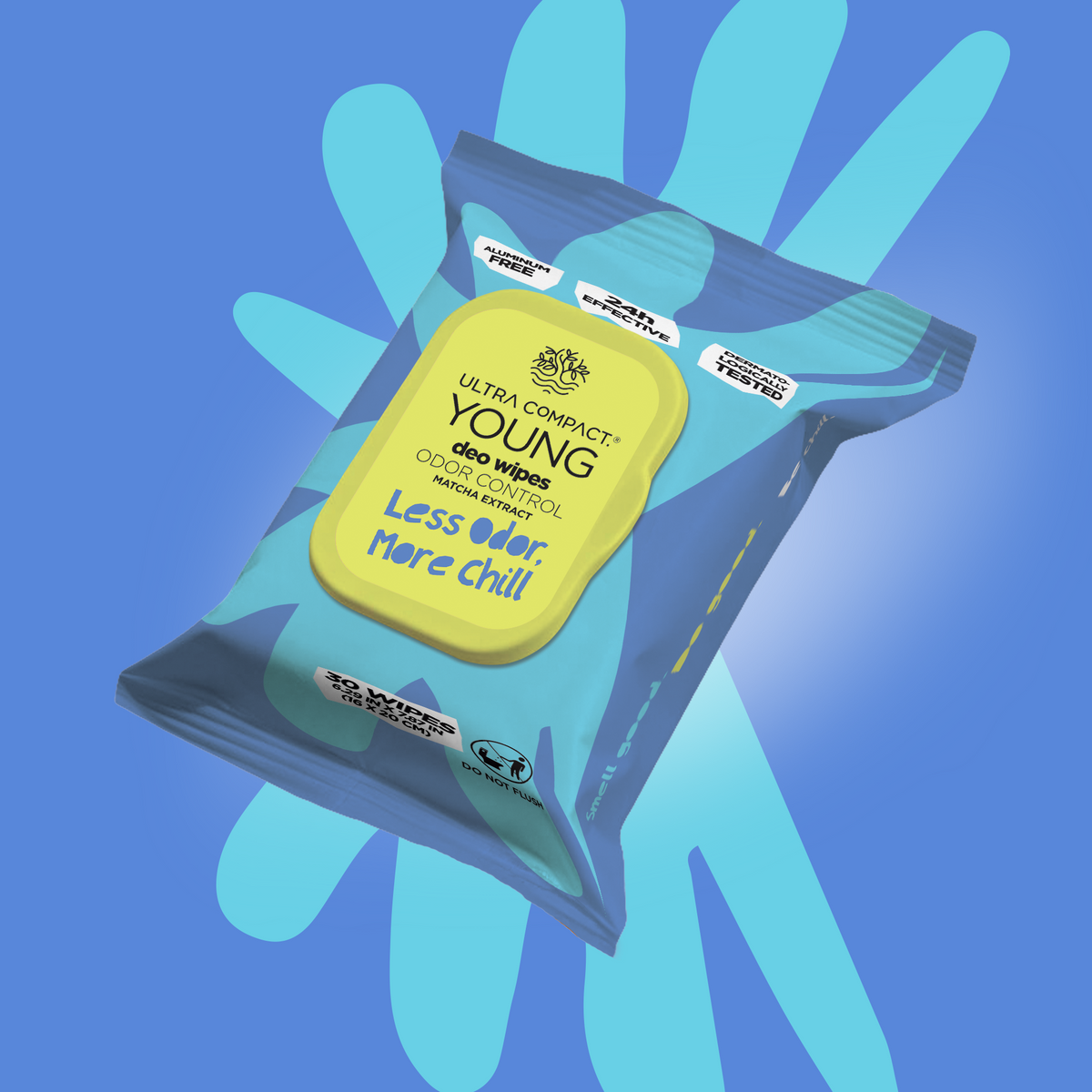 Ultra Compact Young Odor Control Deo Wipes