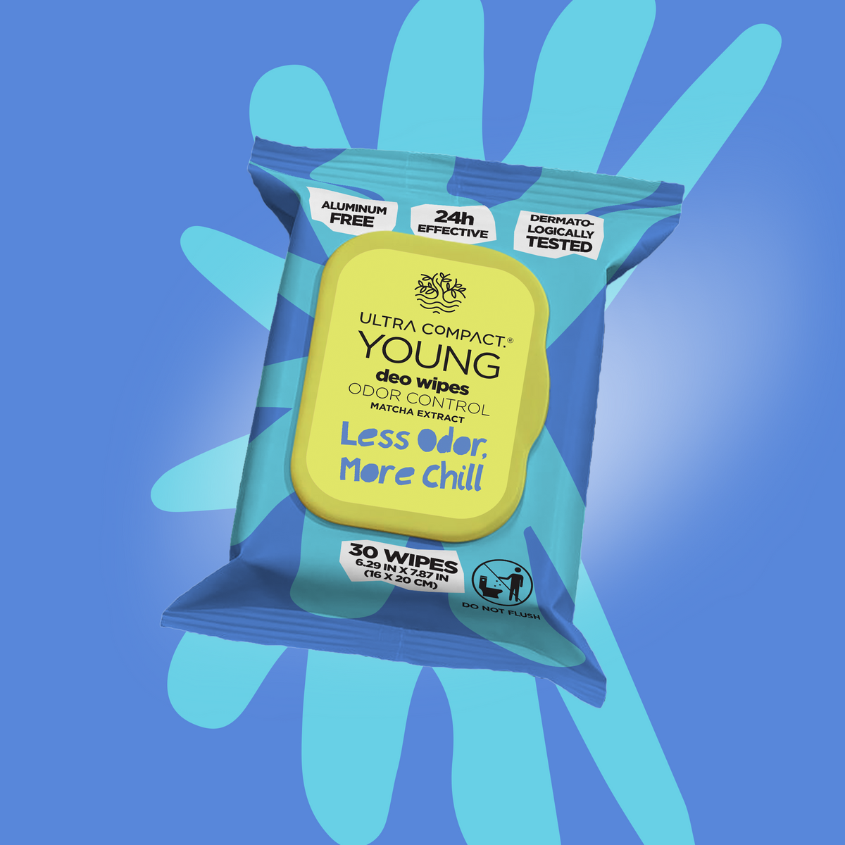 Ultra Compact Young Odor Control Deo Wipes
