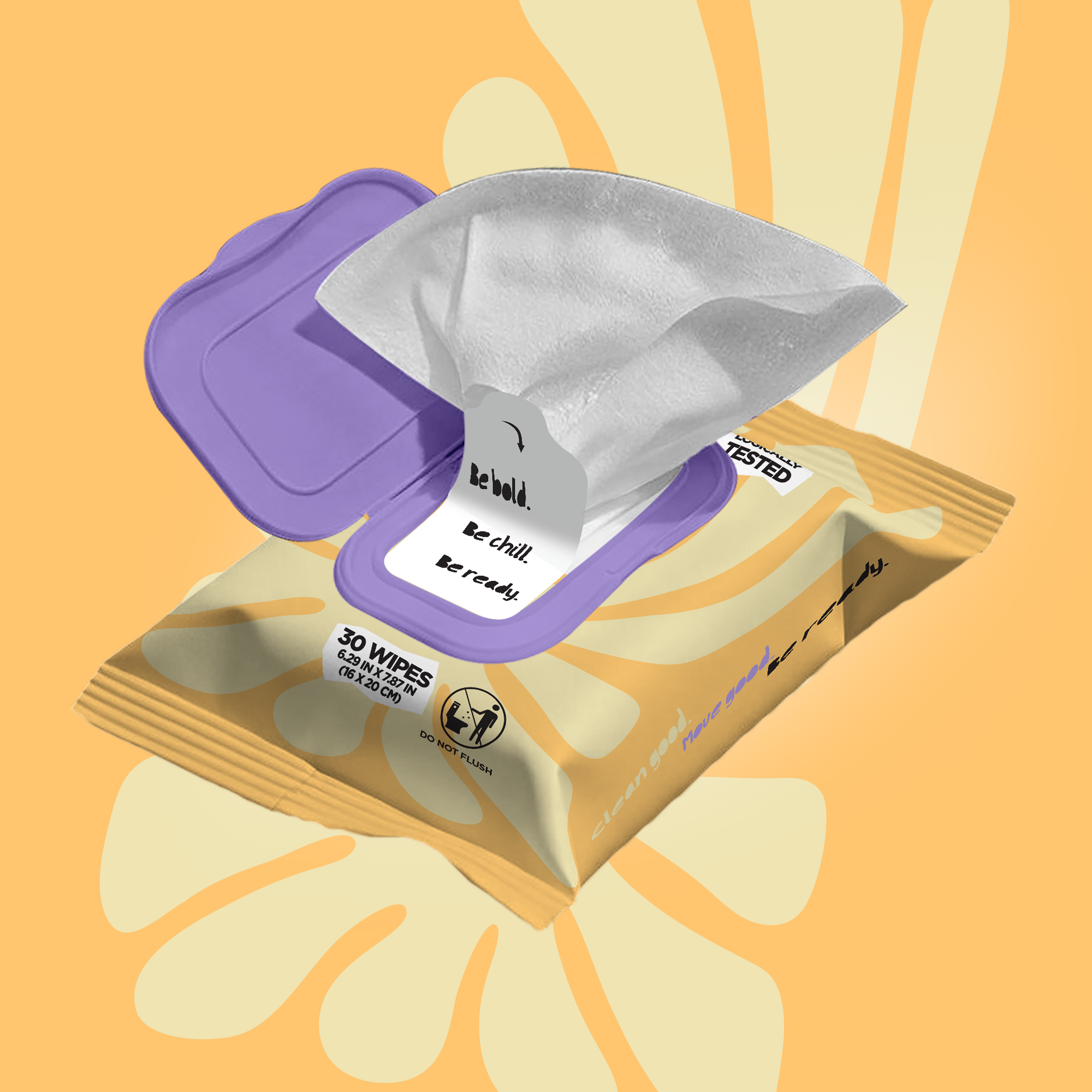 Ultra Compact Young On-The-Go Wipes