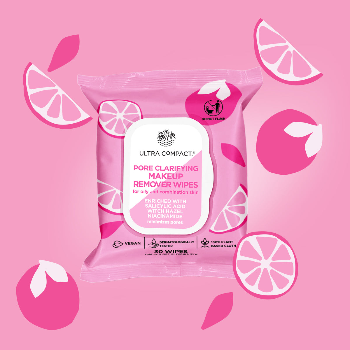 Ultra Compact Pore Clarifying Makeup Remover Wipes