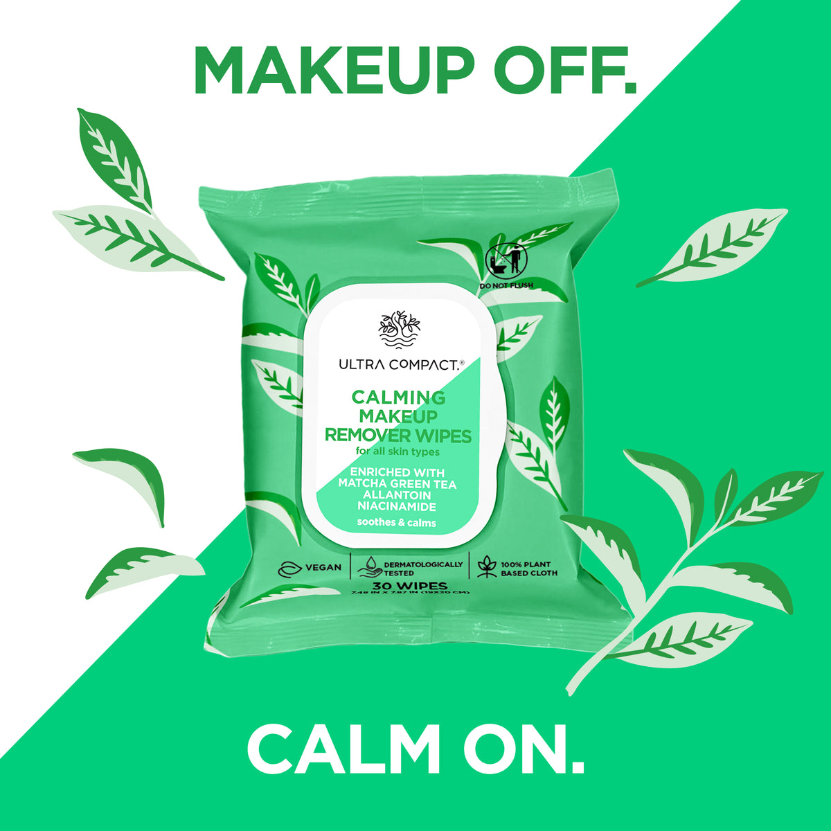 Ultra Compact Calming Makeup Remover Wipes