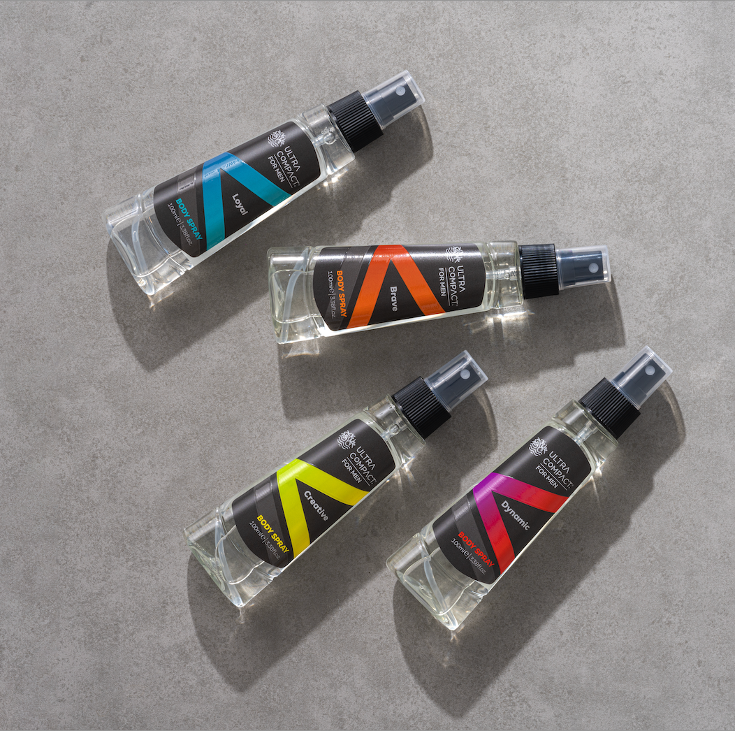 Ultra Compact Body Spray For Men Brave