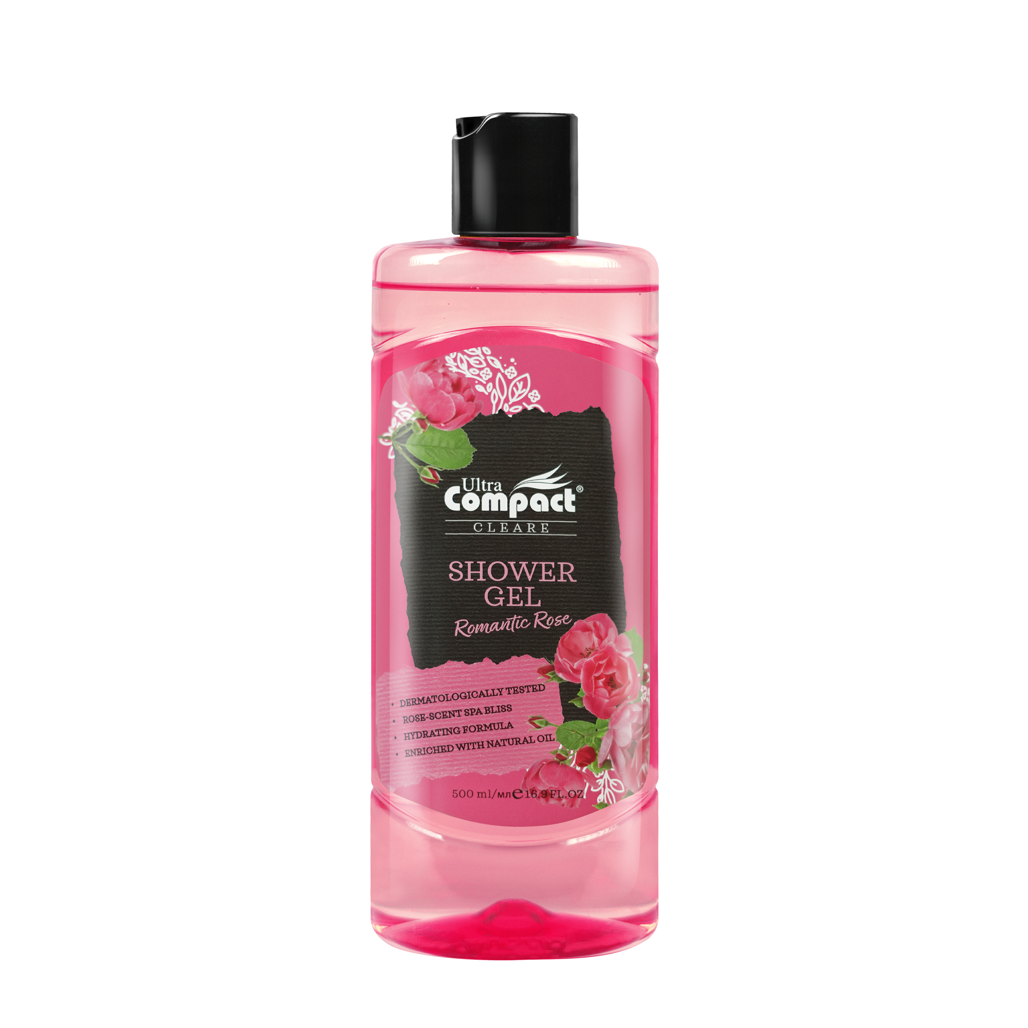 Ultra Compact Romantic Rose Shower Gel